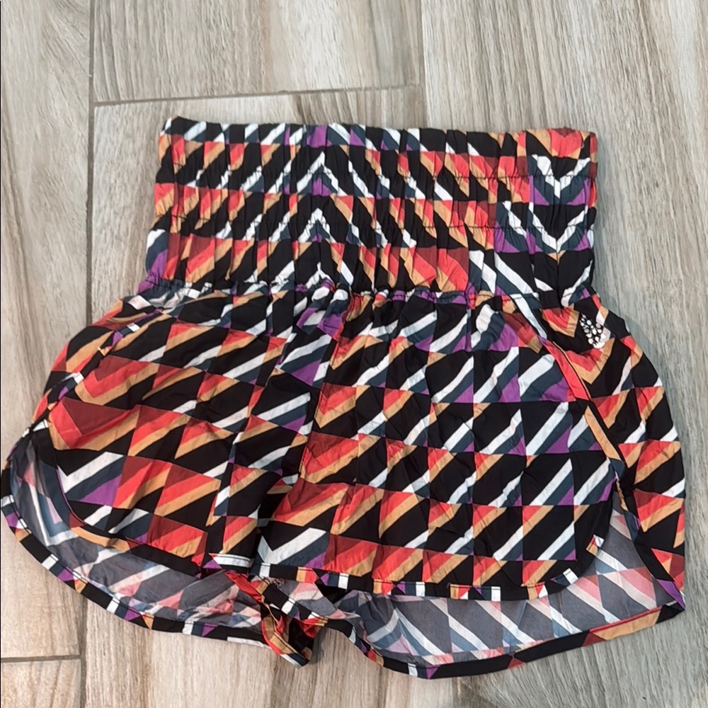 Free People Movement Geometric Patterned Women's Shorts